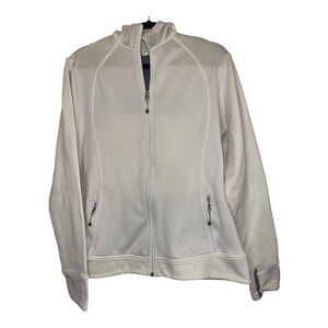 Lands' End Polartec Off White Stretch Jacket